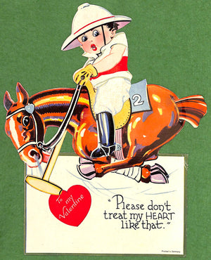 "Please Don't Treat My Heart Like That" To My Valentine Polo Player