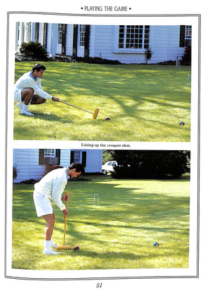 "Croquet: The Art And Elegance Of Playing The Game" 1988 RICHARDSON, Donald Charles