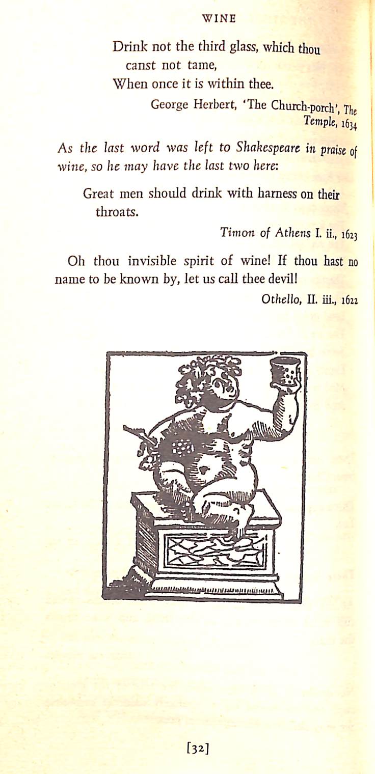 "Wine" 1984 ARLOTT, John [compiled by]