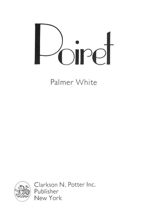 "Poiret" 1973 WHITE, Palmer