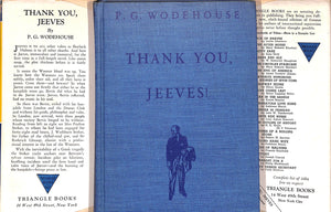 "Thank You, Jeeves!" 1941 WODEHOUSE, P.G.