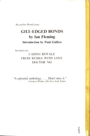 "More Gilt-Edged Bonds: Live And Let Die - Moonraker - Diamonds Are Forever Three Great Thrillers by the Creator of James Bond" 1965 FLEMING, Ian