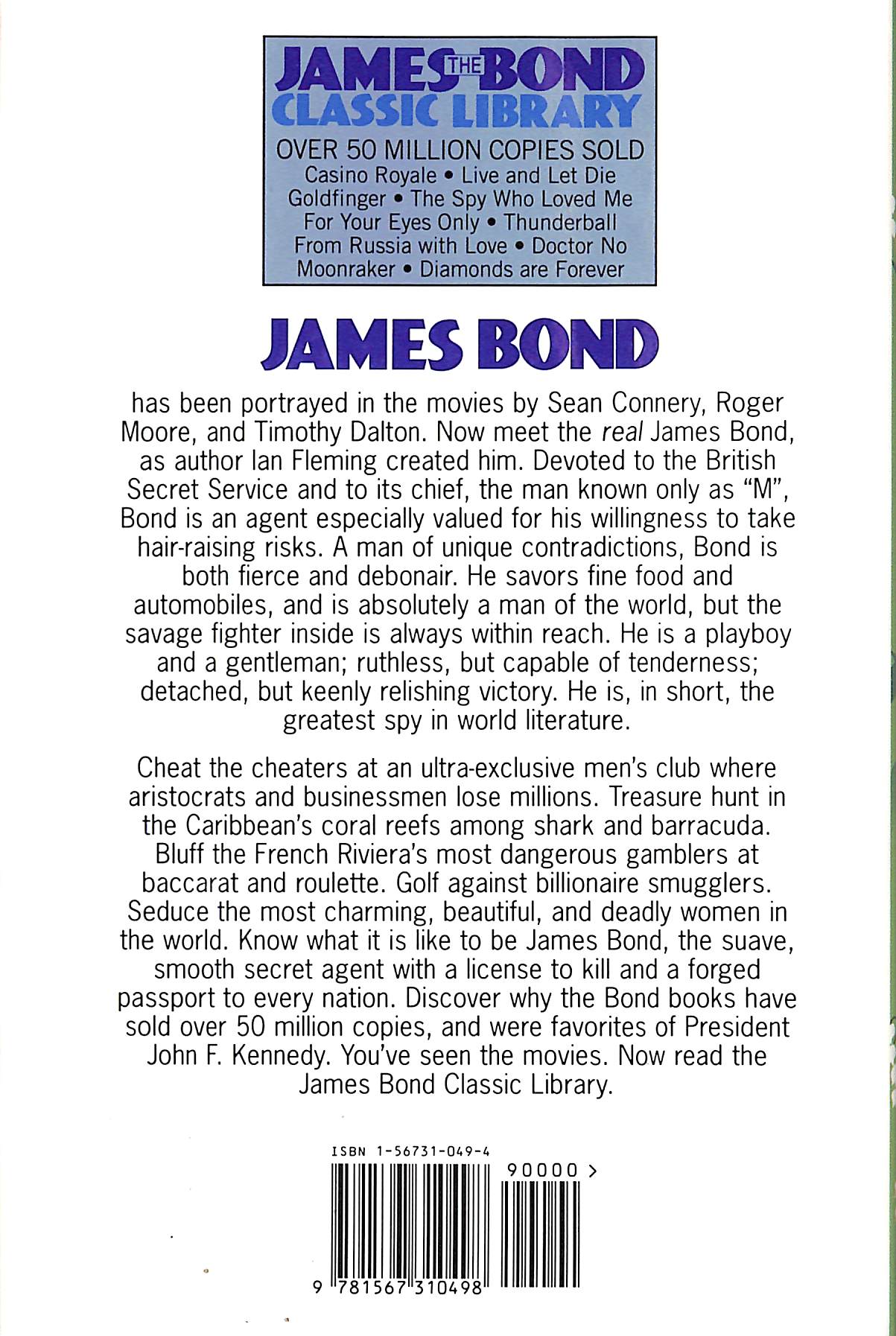 "For Your Eyes Only" 1988 FLEMING, Ian