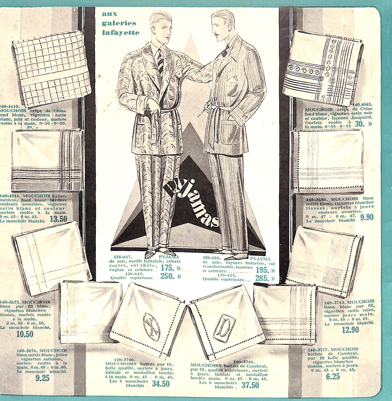 "Aux Galeries Lafayette Maison Vendant Le Meilleur Marche De Tout Paris Ete" 1926