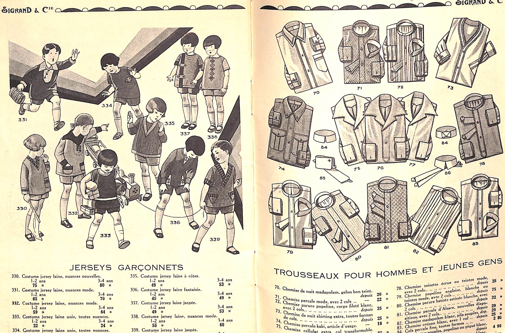 Sigrand & Cie Printemps-Ete 1927