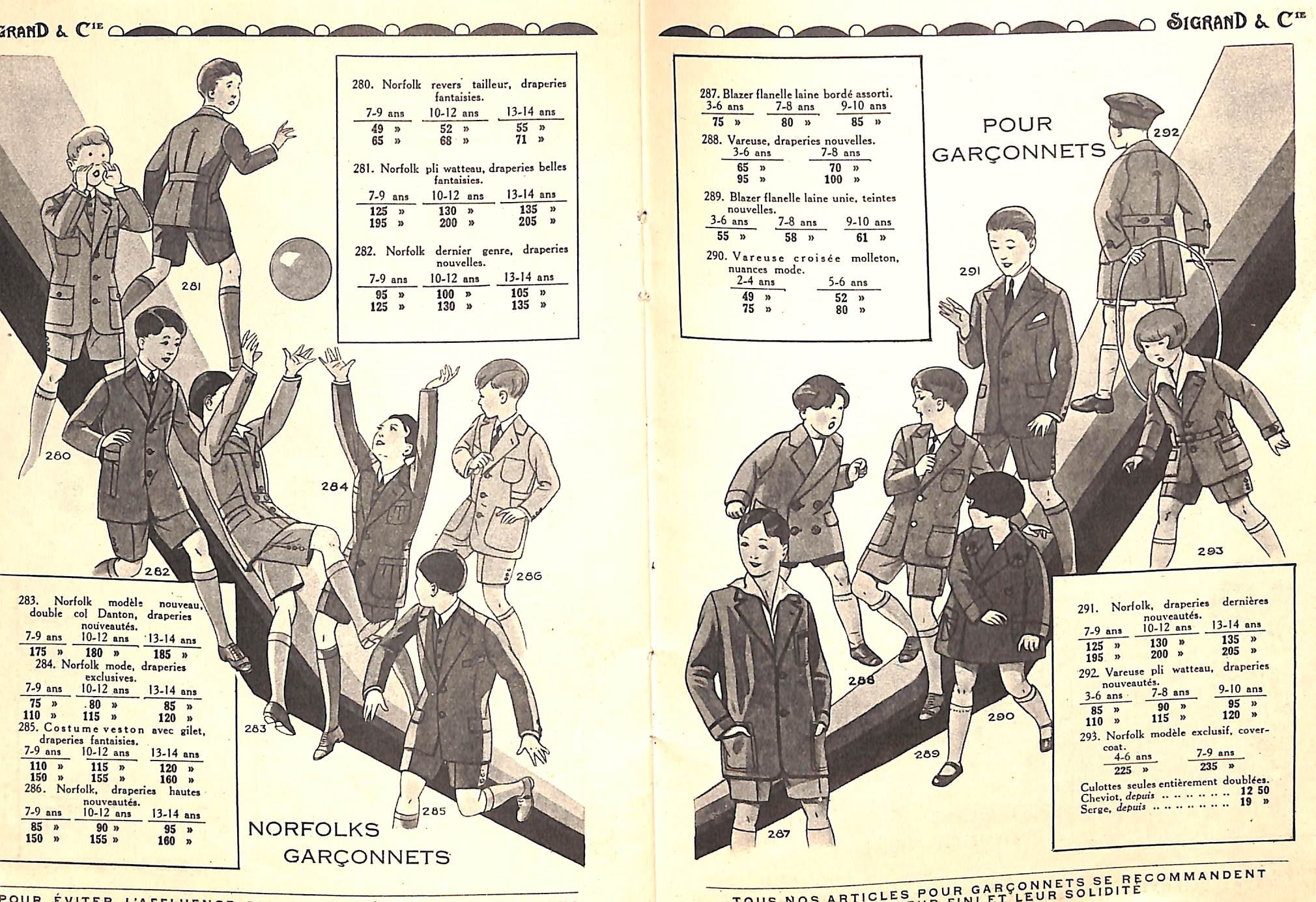 Sigrand & Cie Printemps-Ete 1927