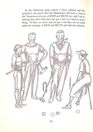 "Croquet Rules And Strategy For Home Play" 1957 BROWN, Paul