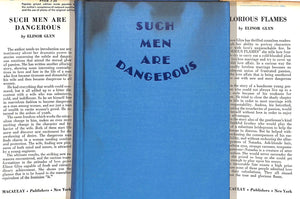 "Such Men Are Dangerous" 1933 GLYN, Elinor