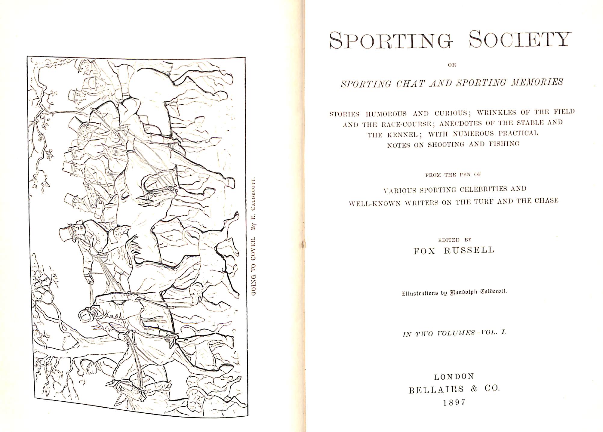 "Sporting Society" 1897 RUSSELL, Fox [edited by]