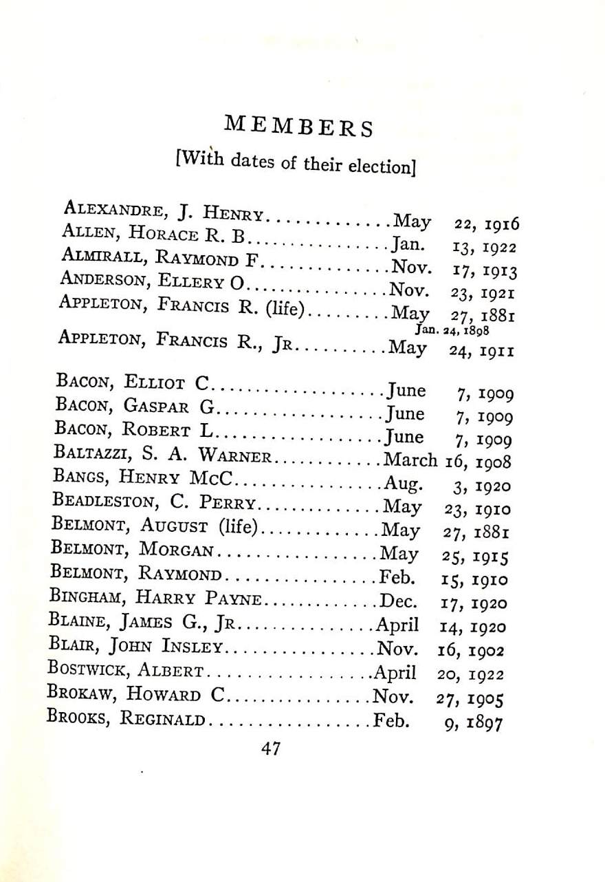 "Meadow Brook Club M.B.H. Year Book" 1922