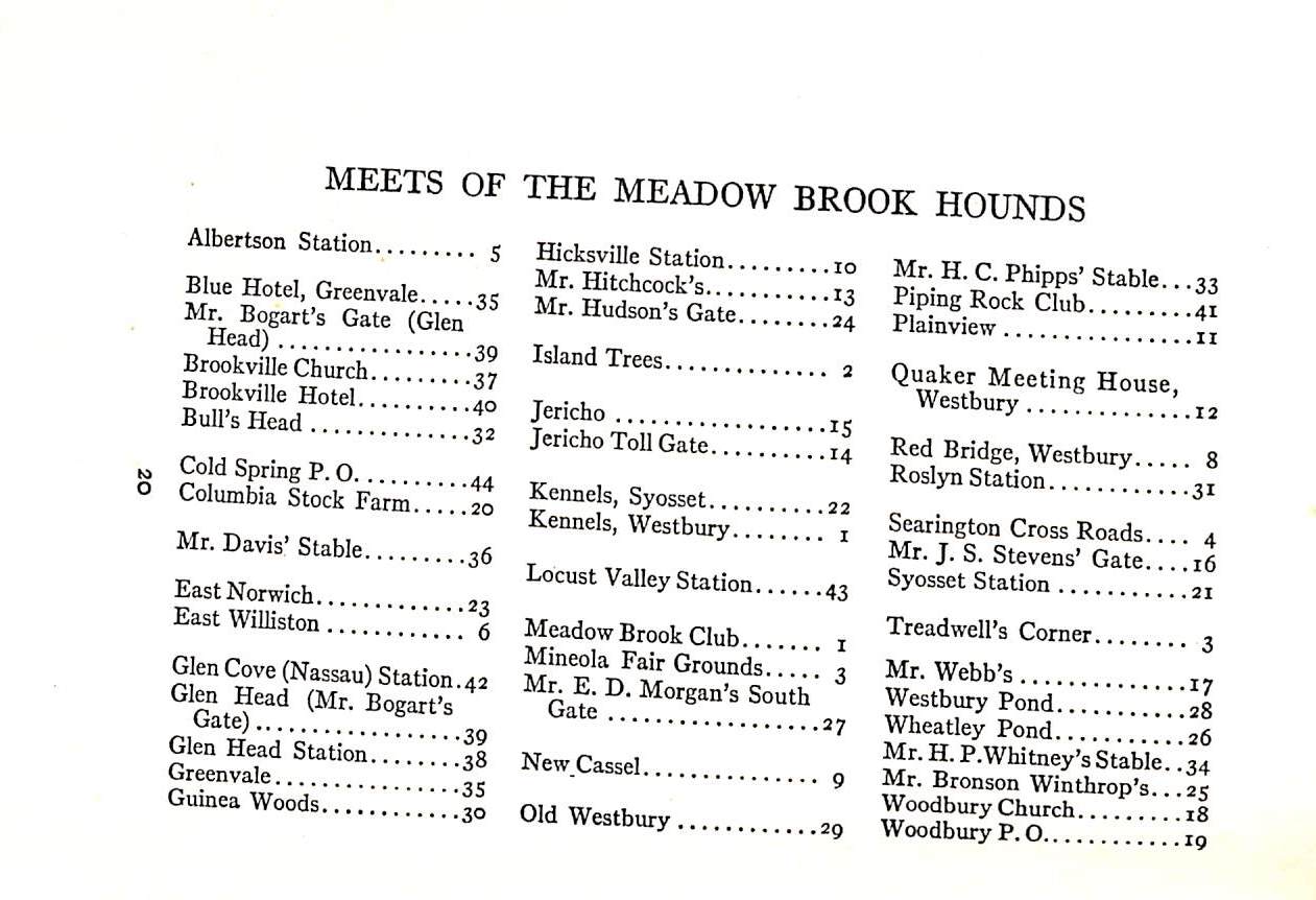 "Meadow Brook Club M.B.H. Year Book" 1922