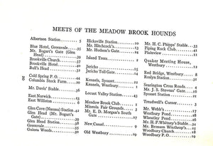 "Meadow Brook Club M.B.H. Year Book" 1922
