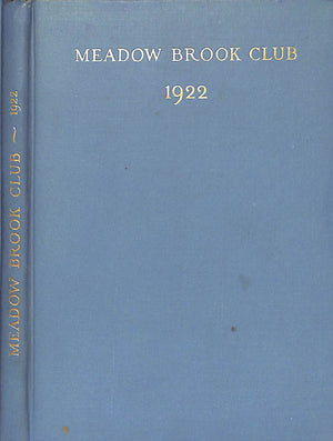 "Meadow Brook Club M.B.H. Year Book" 1922
