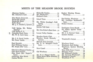 "Meadow Brook Club M.B.H. Year Book" 1933