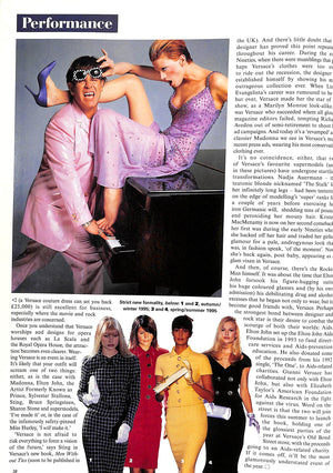 Tatler w/ Elton John & Nadja Auermann June 1995