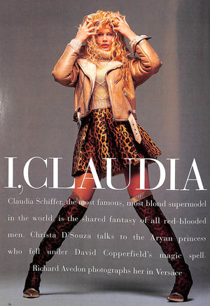"Tatler w/ Claudia Schiffer" August 1994