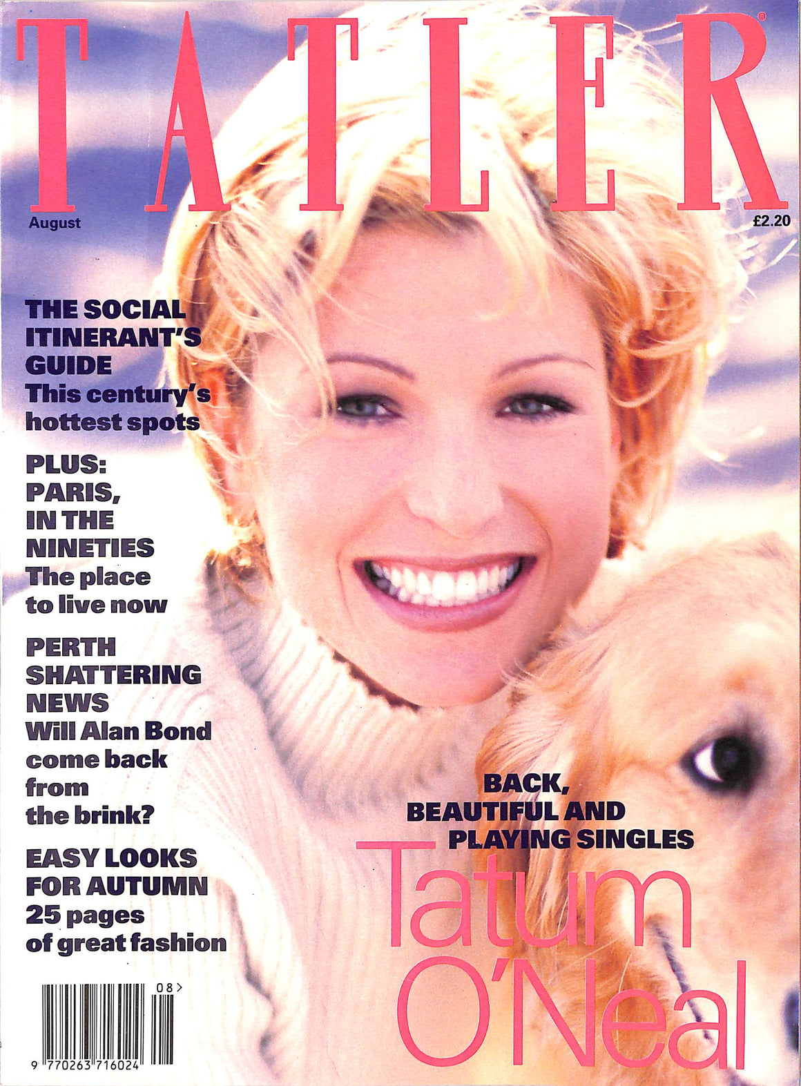 Tatler w/ Tatum O'Neal August 1993