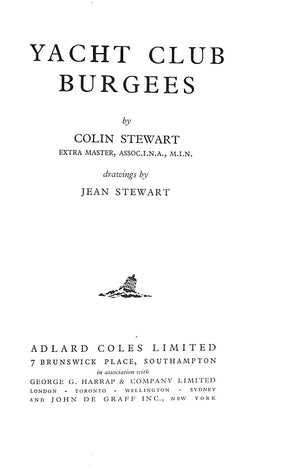 "Yacht Club Burgees" 1957 STEWART, Colin