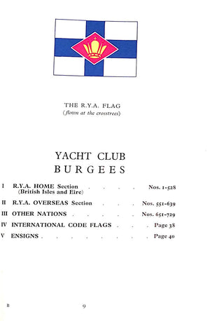 "Yacht Club Burgees" 1957 STEWART, Colin