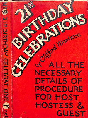 "Twenty-First Birthday Celebrations" MONTROSE, Clifford