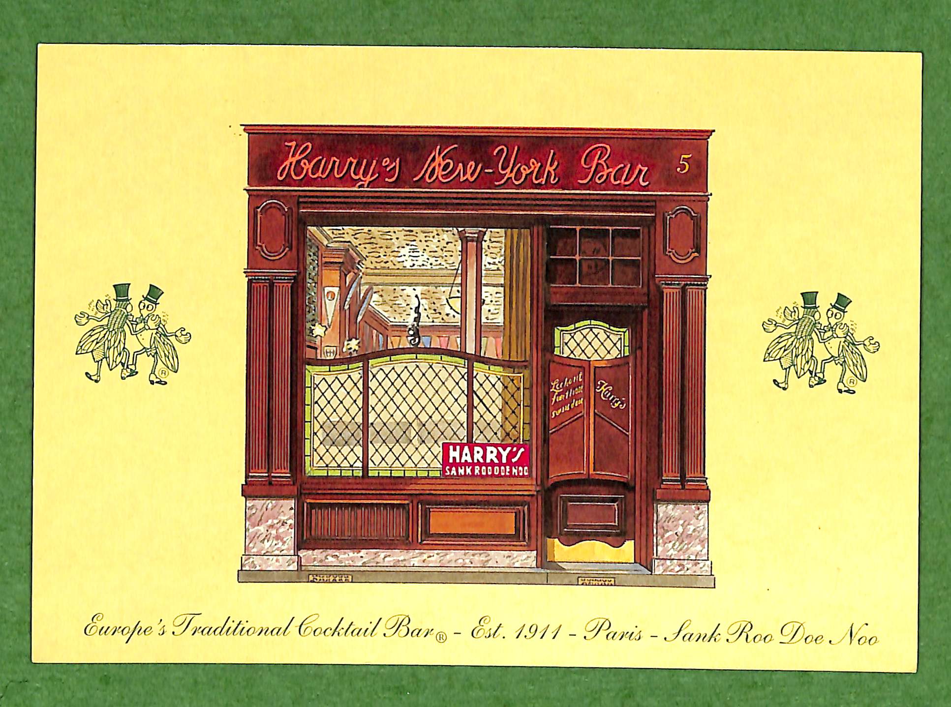 Harry s New York Bar Paris Postcard SOLD harry-s-new-york-bar-paris-postcard-sold
