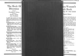"The Book Of Diversion" 1925 ADAMS, Franklin P., TAYLOR, Deems, BECHDOLT, Jack [compiled by]