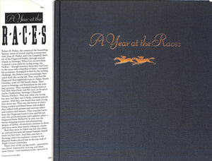 "A Year At The Races" 1990 PARKER, Robert B and Joan H. [text by]