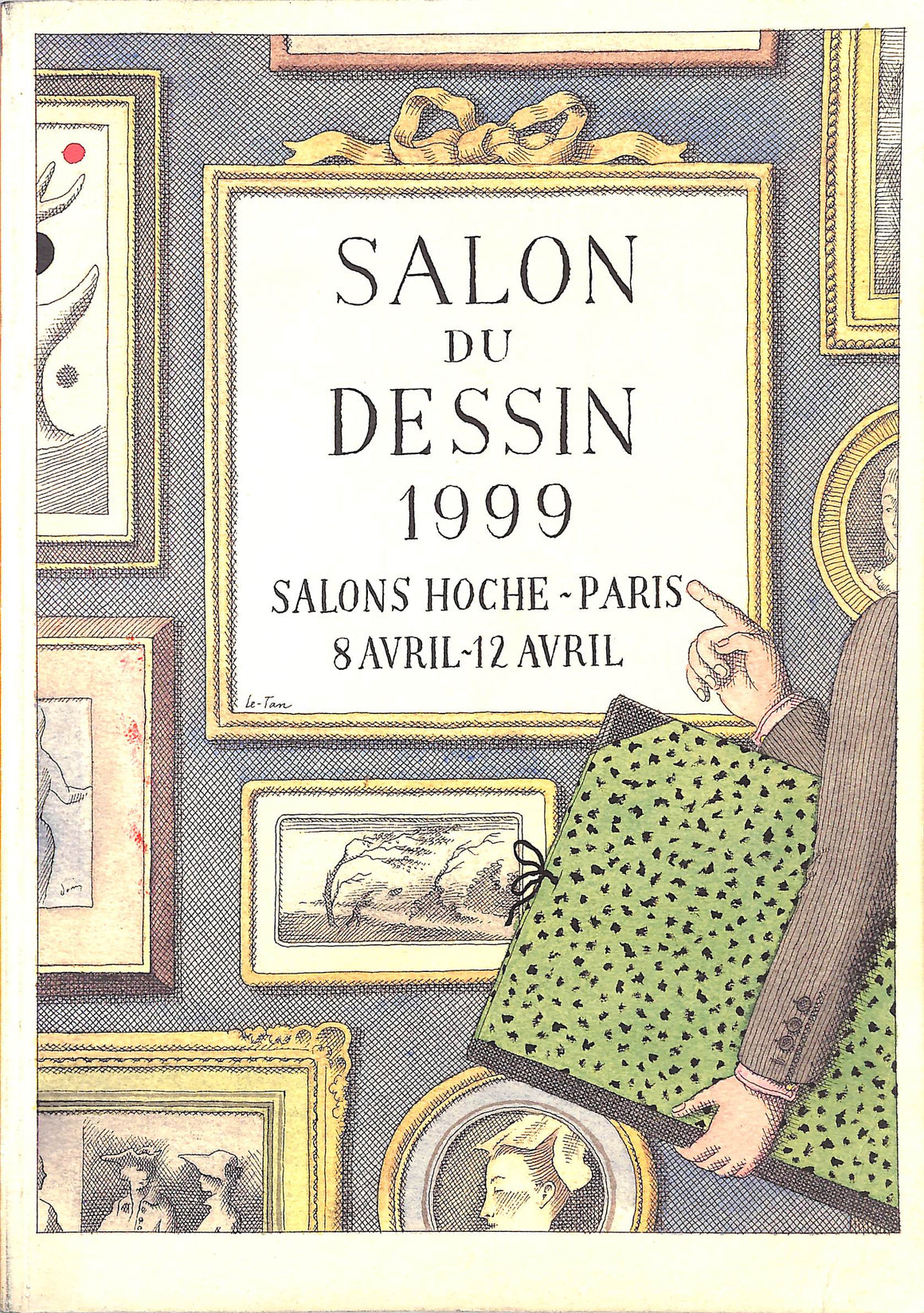 "Salon Du Dessin 1999 / Pierre Le-Tan"