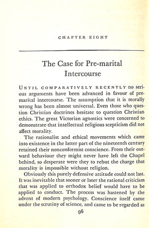 "Is Chastity Outmoded?" 1960 CHESSER, Eustace