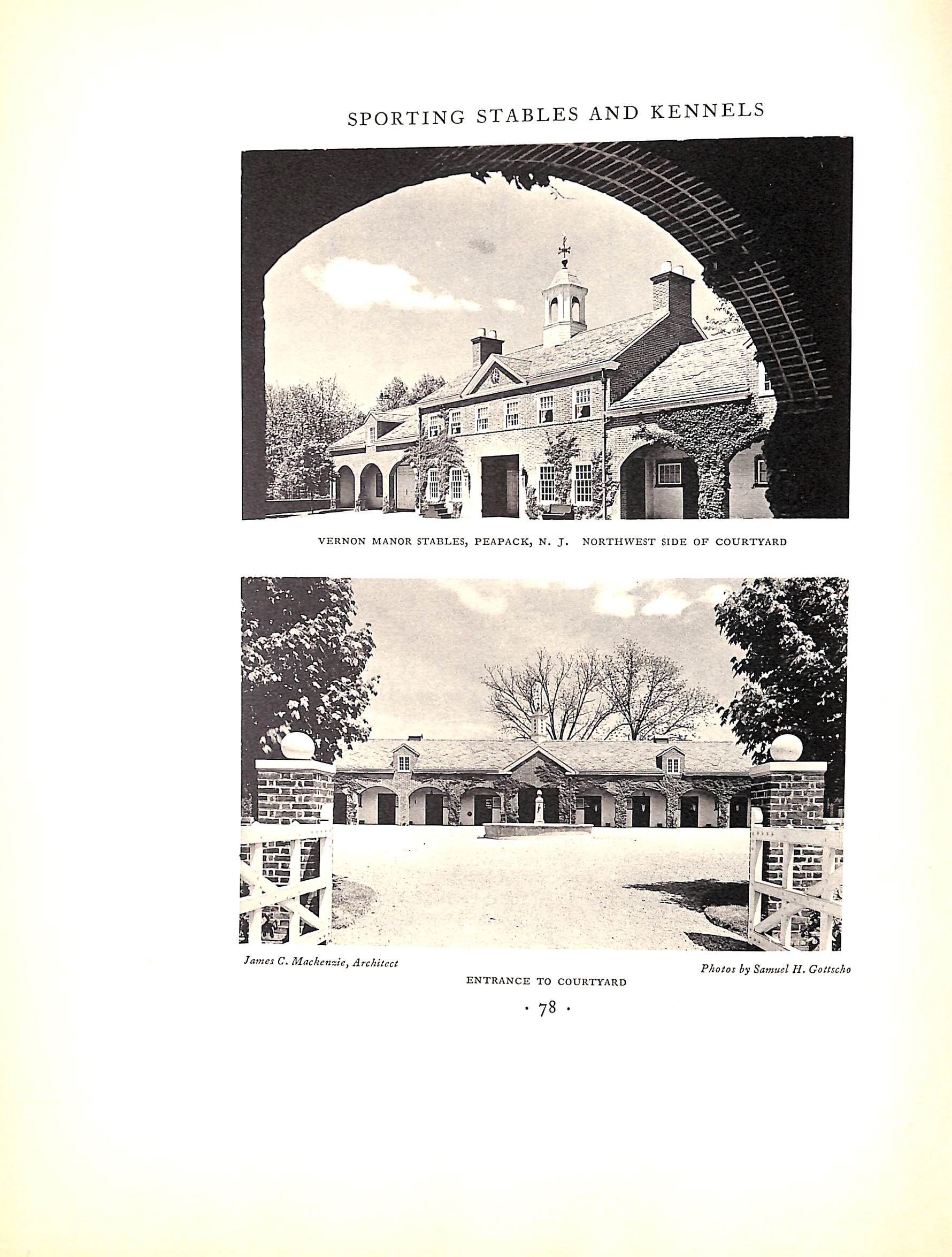 "Sporting Stables & Kennels" 1935 GAMBRILL, Richard V.N. and MACKENZIE, James C.