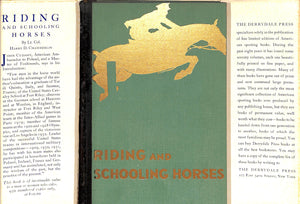 "Riding And Schooling Horses" 1934 CHAMBERLIN, Lt. Col. Harry D.