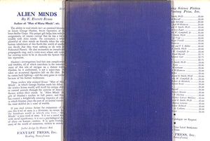 "Alien Minds" 1955 EVANS, E. Everett