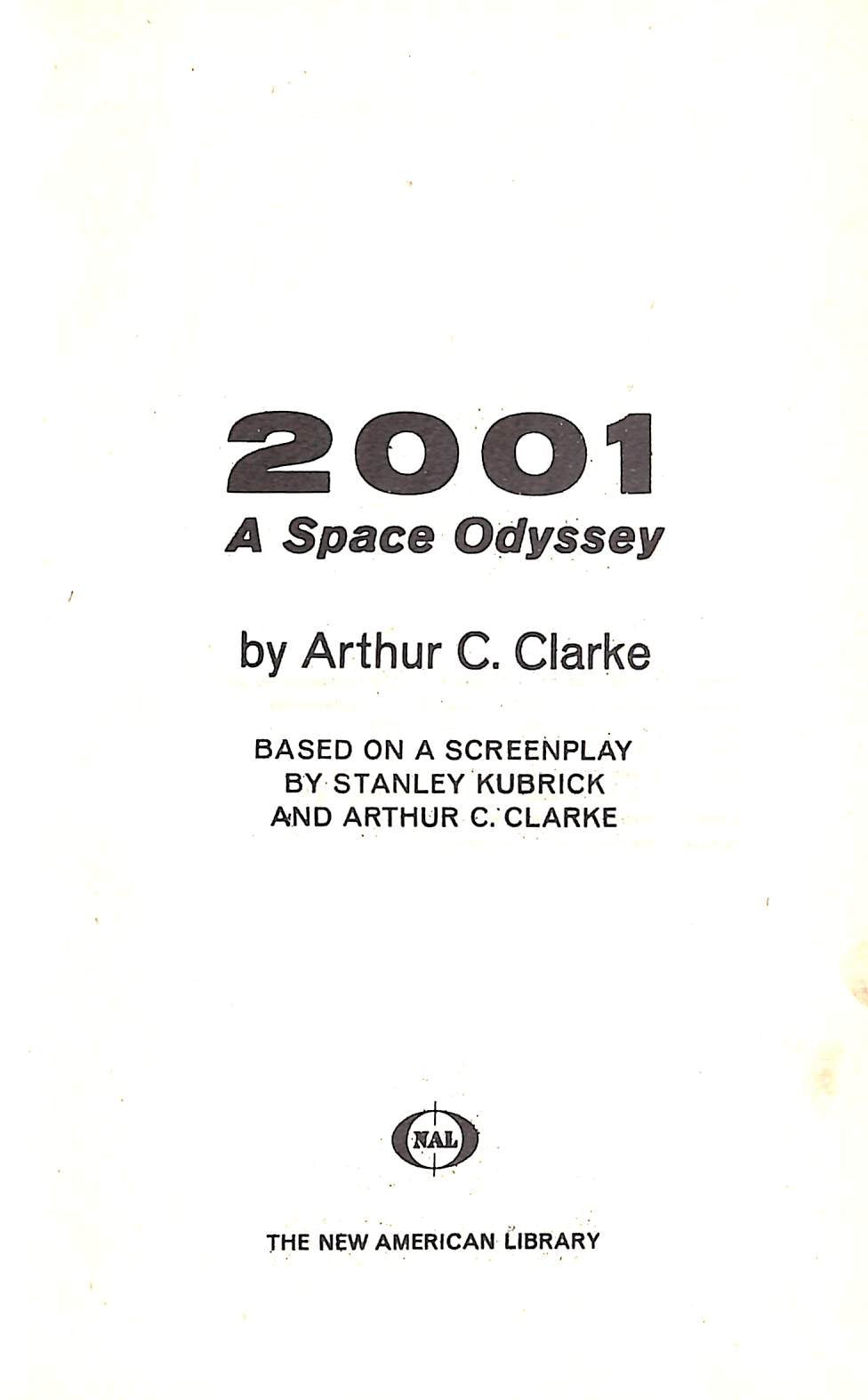 "2001 A Space Odyssey" 1968 CLARKE, Arthur C. Taiwanese Pirate Edition