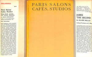 "Paris Salons Cafes, Studios: Everything About Everybody In Paris" 1928 HUDDLESTON, Sisley