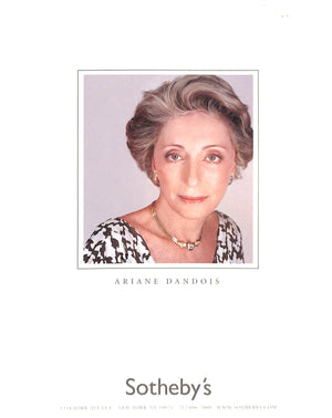 "Ariane Dandois: European Furniture, Paintings & Asian Art" Volumes I & II 2007 Sotheby's