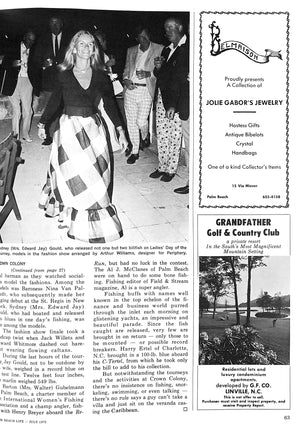 Palm Beach Life: July 1972