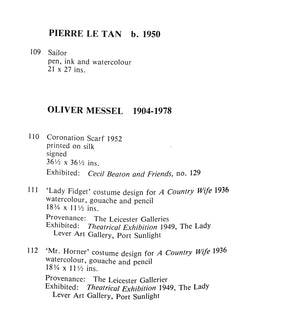 "Rex Whistler, Stephen Tennant And Their Two Semi-Circles" 1987 Catalogue