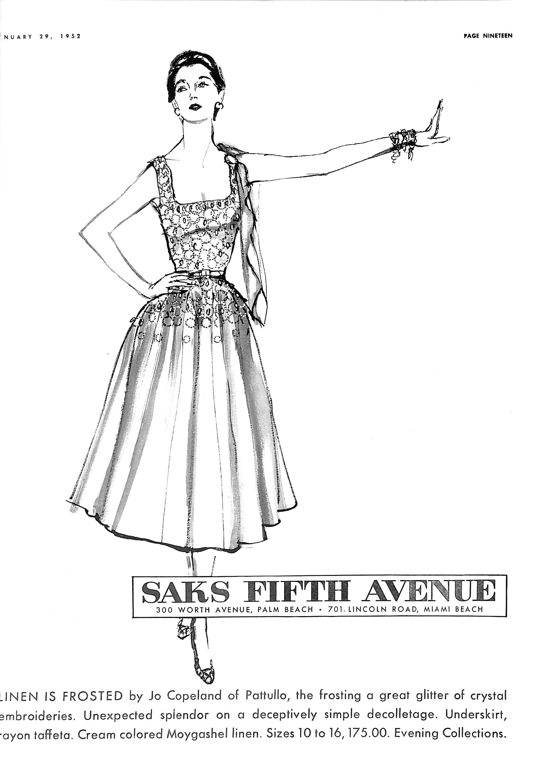 Palm Beach Life Magazine January 29, 1952