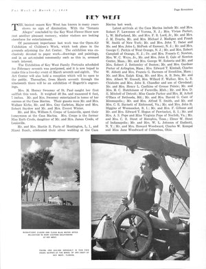 Palm Beach Life Magazine March 7, 1939