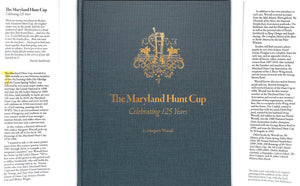 "The Maryland Hunt Cup Celebrating 125 Years" 2018 WORRALL, Margaret