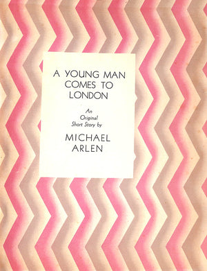 "A Young Man Comes To London" 1931 ARLEN, Michael
