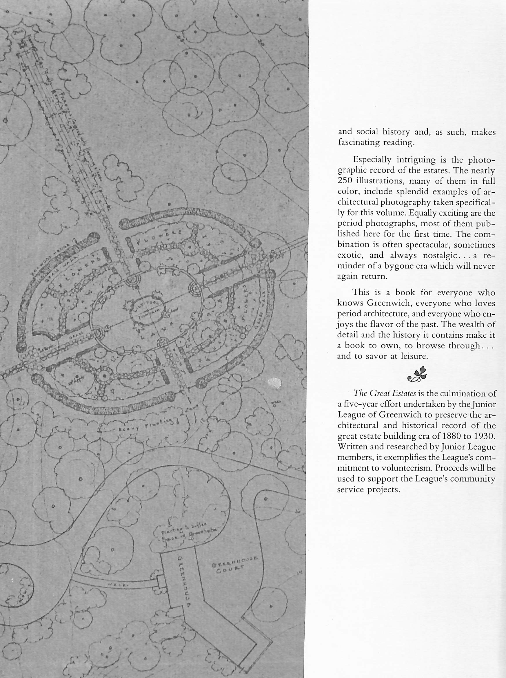 "The Great Estates: Greenwich, Connecticut, 1880-1930" 1986 The Junior League of Greenwich (SOLD)