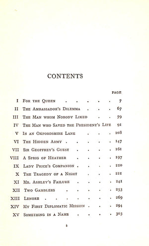 "For The Queen" 1913 OPPENHEIM, E. Phillips