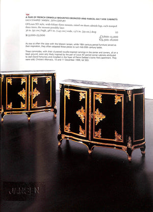 European Furniture Works Of Art And Tapestry Including Jansen 2008 Christie's