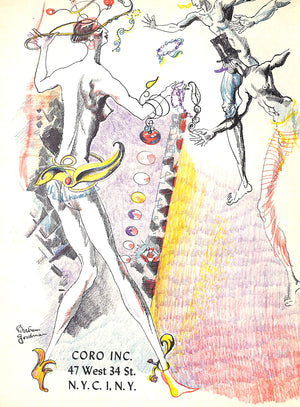 "Improvisations Bal Fantastique Masquerade Hotel Sheraton Astor 1955" GOODMAN, Bertram [editor and art director]