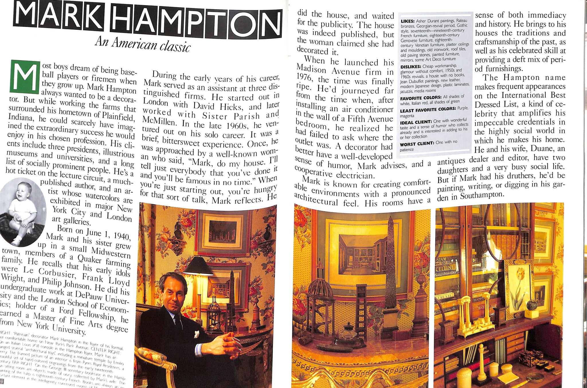 "The Decorator" 1989 DE DAMPIERRE, Florence