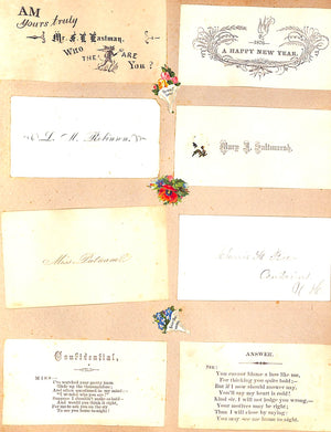 Victorian Calling Card Album