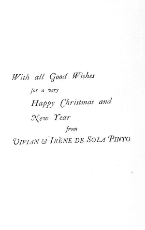 "Twelve Poems" 1927 DE SOLA PINTO, Vivian (SOLD)