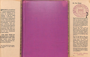 "The New Book Of Etiquette" 1924 EICHLER, Lillian