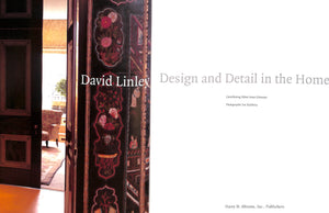 "David Linley Design And Detail In The Home" 2000 LINLEY, David